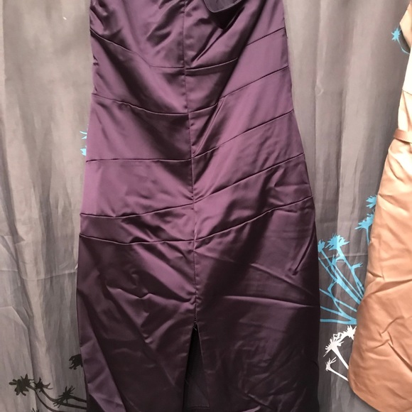 Dark Purple evening dress - Picture 4 of 4